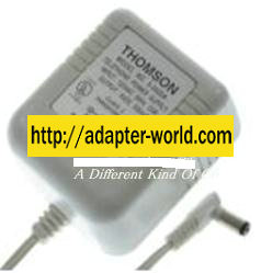 THOMSON 5-2420A AC ADAPTER 9VDC 500mA 18.75W 2.5x5.5 TELEPHONE P