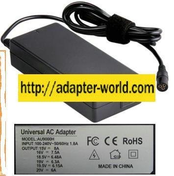 UNIVERSAL AU9000H AC ADAPTER 20V 4.5A 16V 5.6A LAPTOP POWER SUPP