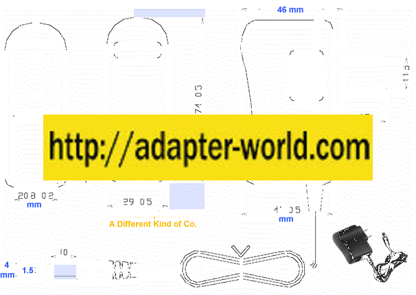 XIXING XKD-C1000NHS12.0-12 AC Adapter 12Vdc 1A -( ) 1.5x4mm New