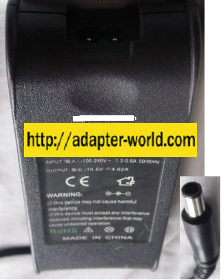 AD-90195D AC ADAPTER PA-12 FAMILY 19.5VDC 3.34A NEW 1x5x7.2x11