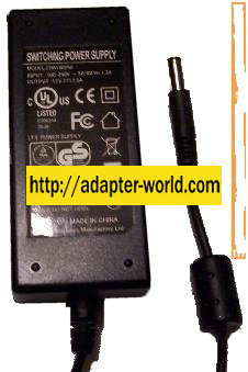 E-TEK ZDA180250 AC Adapter 18VDC 2.5A -( ) 2x5.5mm SWITCHING POW