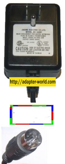 NORTEL NETWORKS AD-4405D AC ADAPTER 24V 600mA
