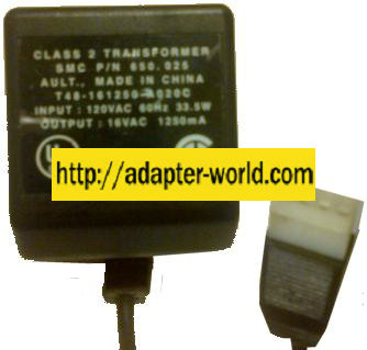 AULT T48-161250-A020C AC ADAPTER 16VA 1250mA NEW 4PIN CONNECTOR