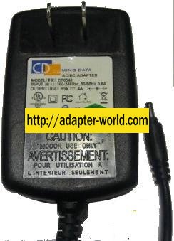 COMING DATA CP0540 AC ADAPTER 5Vdc 4A -( ) 1.2x3.5mm 100-240vac