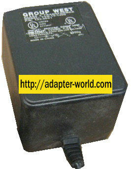 GROUP WEST TVD-15-1400 AC ADAPTER 15VDC 1.4A NEW 2x5.3x12mm