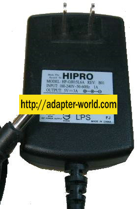 HIPRO HP-OJ015L6A AC ADAPTER 5V 3A NEW