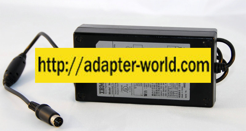 IBM PSCV360107A AC ADAPTER 24VDC 1.5A NEW 5 Pin Mini Din