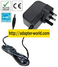JENTEC CG1209-C AC ADAPTER 9VDC 1A New -( )- 2x5.5mm UK 100-240