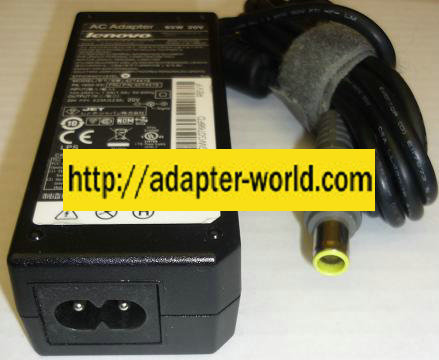 LENOVO 42T4418 AC ADAPTER 20V DC 3.25A 65W NEW 1x5.3x8x11mm -( LENOVO 42T4418 AC ADAPTER 20V DC 3.25A 65W NEW 1x5.3x8x11mm -(