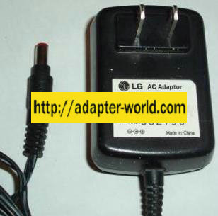 LG AC-10W AC ADAPTER 5.2V DC 1A POWER SUPPLY #9632; Condition: