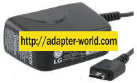 LG STA-P51WS AC ADAPTER 4.8VDC 0.9A TRAVEL CHARGER FOR LG PHONE