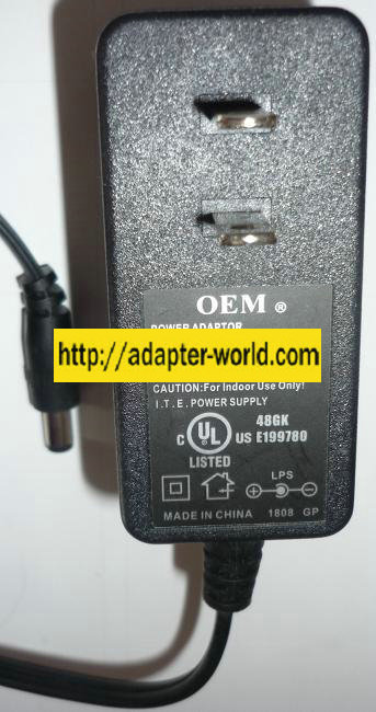 OEM ADS18B-W 050300 AC ADAPTER 5VDC 3A NEW -( ) 3x5.5x9.7mm ROU