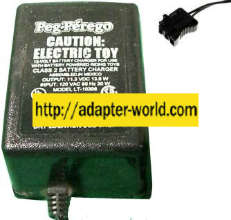 PEG-PEREGO LT-10306 AC ADAPTER 11.3VDC 13.5W 120V New 2PIN CONN