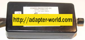POWER PROTECTOR PI-014 AC ADAPTER 125VAC 1A NEW LR 208845