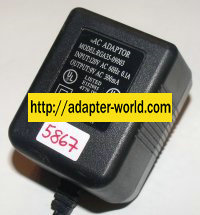 RGA35-09003 AC ADAPTER 9VAC 300mA NEW 2 x 5.4 x 11mm