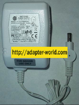 HUIZHOU SWITCHING POWER SUPPLY S015BM0900160 AC ADAPTER 9V 1.6A