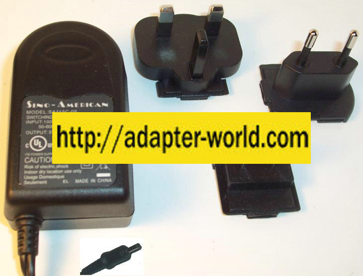 SINO-AMERICAN SA115C-05 AC ADAPTER 5V 4A SWITCHING POWER SUPPLY