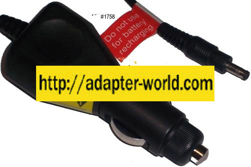 CAR AUTO CHARGER DC ADAPTER 10.5V DC