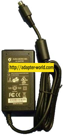 Dura Micro DM5127A AC ADAPTER 5Vdc 2A 12V 1.2A 4Pin Power Din 10