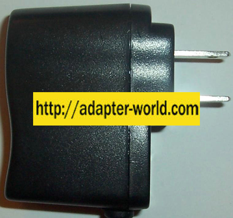 GFP051X-0610 AC ADAPTER 6Vdc 500mA -( ) 1.2x3.5mm New 100-240va