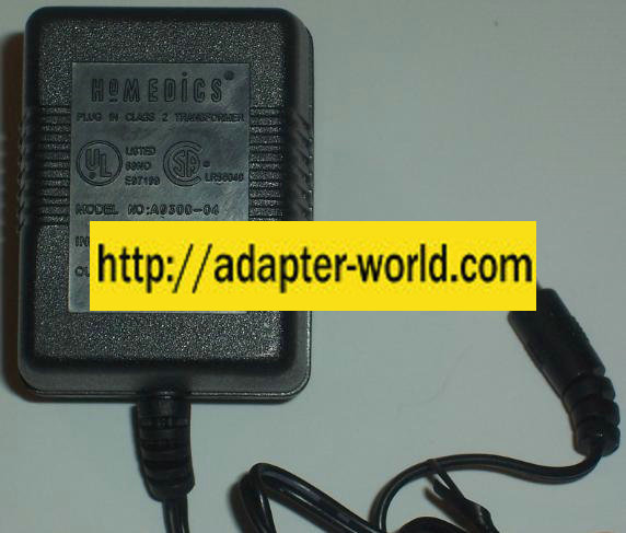 HOMEDICS A9300-04 AC ADAPTER 12V 200MA POWER SUPPLY