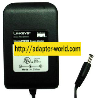 Linksys AM-1201000D41 AD12/1C AC ADAPTER 12VDC 1A POWER SUPPLY