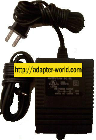 MKD-57064000 AC DC ADAPTER 6V DC 4A POWER SUPPLY
