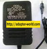 OEM AD-151A AC ADAPTER 15VDC 1A -( )- 1.8x4.7mm NEW POWER SUPPL
