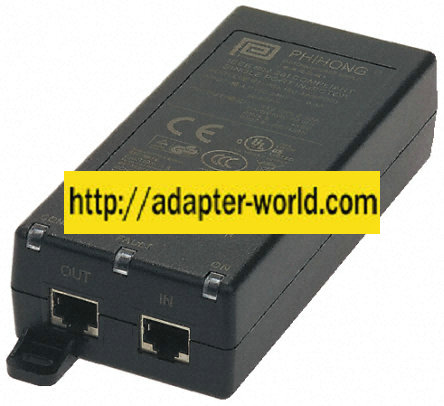 PHIHONG POE30U-560(G)-S-R ADAPTER 56Vdc 0.55A POE POWER SUPPLY