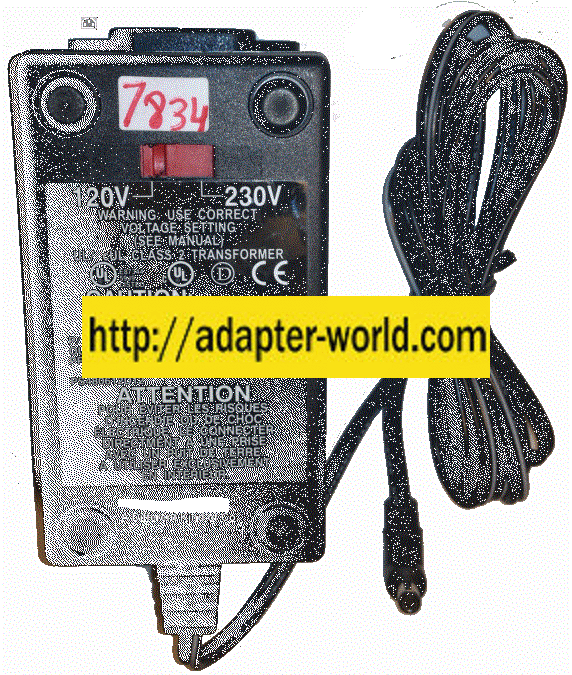 POWERWARE PS480612D12 AC ADAPTER 12VDC 0.5A New -( ) 2.5x5.5mm
