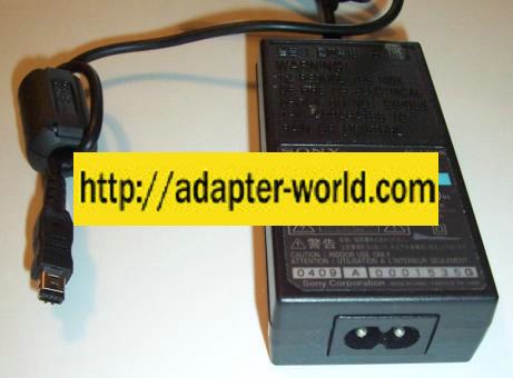 SONY AC-LX5M AC ADAPTER 12VDC 3A Switching Power supply