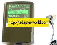 SONY AC-ES608K AC DC ADAPTER 6V 800MA POWER SUPPLY
