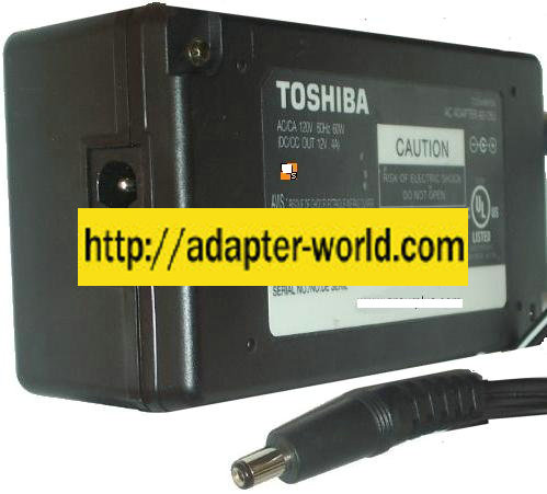 TOSHIBA AD-25U AC DC ADAPTER 12V 4A POWER SUPPLY