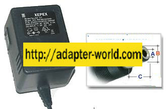 XPEX WP4810050D AC ADAPTER 5V DC 2A -( )- New 2x5.5mm AD5/2 POW