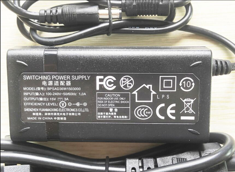 *Brand NEW*Beisite BPSAD36W1503000 DC15V 3A AC DC ADAPTHE POWER Supply