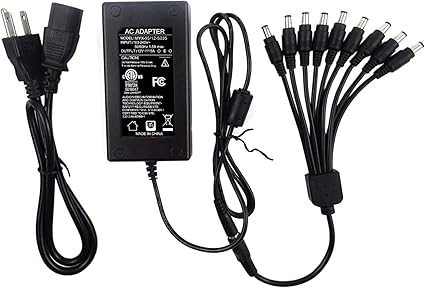 *Brand NEW* 12V 5A 100V-240V 2.1x5.5mm Power Supply, Compatible with Lorex, Samsung, Q-See, Night Owl, Swann,