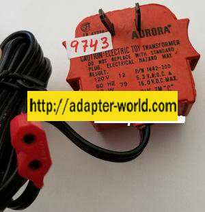 *NEW* AURORA 4V 14VDC USED 1442-200 AC ADAPTER POWER SUPPLY