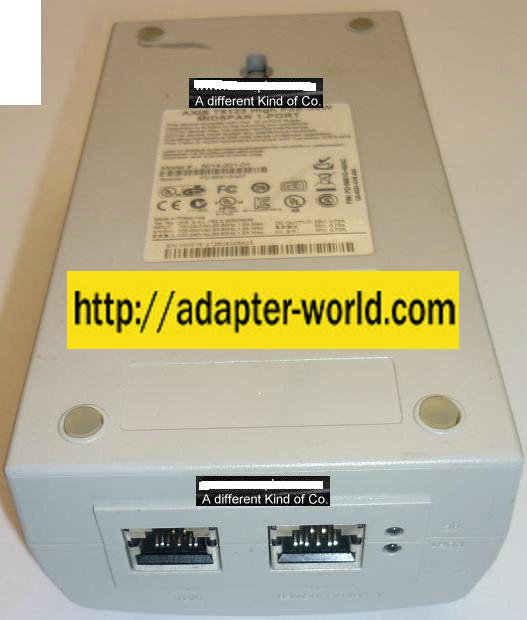 NEW AXIS T8123 HIGH POE-30W MIDSPAN 1-PORT 5014-201-01 55V 0.73A USED PD-9001G-40/AC PD-6551G300