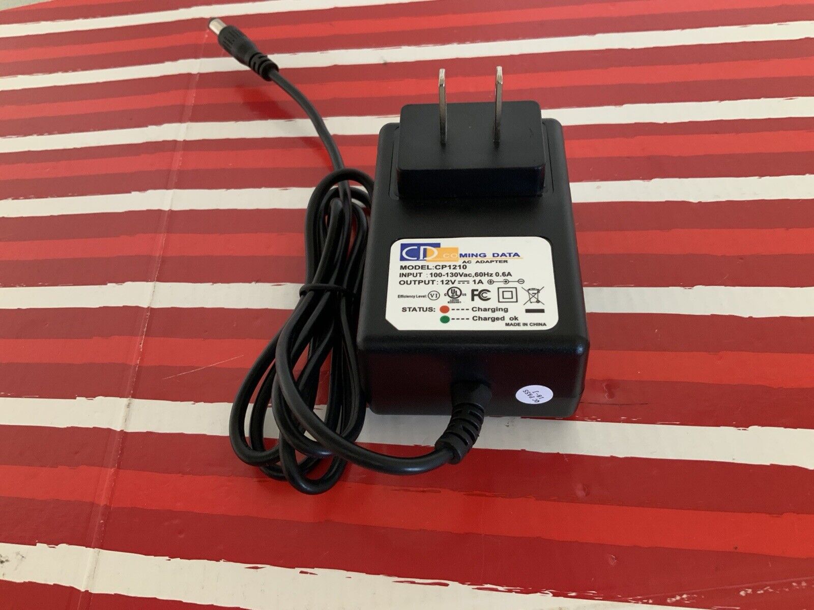 *Brand NEW*CD-Coming Data Model-CP1210 Output-12V-1A Ac Adapter