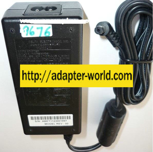 *NEW* DELTA 8VDC 3A USED -(+) 1.5x5.5x9mm 90° ROUND BARREL ITE TADP-24AB A AC ADAPTER POWER SUPPLY
