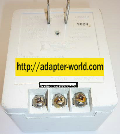 NEW 24VAC 40VA USED PLUG IN CLASS 2 TRANSFORMER DSC PTD2440 AC ADAPTER POWER SUPPLY
