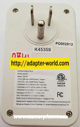 *NEW* HANGZHOU 125VAC 60Hz 1000W USED SUPER SWITCH PLUG-IN LAMP KSI-293 TUNGSTEN RESISTIVE TUNGSTEN 4003318 IN