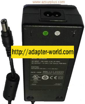 *NEW* HI CAPACITY AC-B20H 10230 EA10952B AC ADAPTER 15-24VDC 5A -(+) 2.5x5.5mm 90W POWER SUPPLY