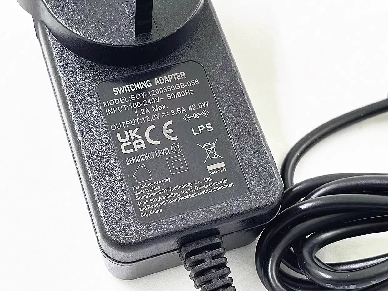 *Brand NEW* 5.5*2.1MM SOY SOY-1200350GB-056 12.0V 3.5A 42.0W AC/DC ADAPTER POWER Supply