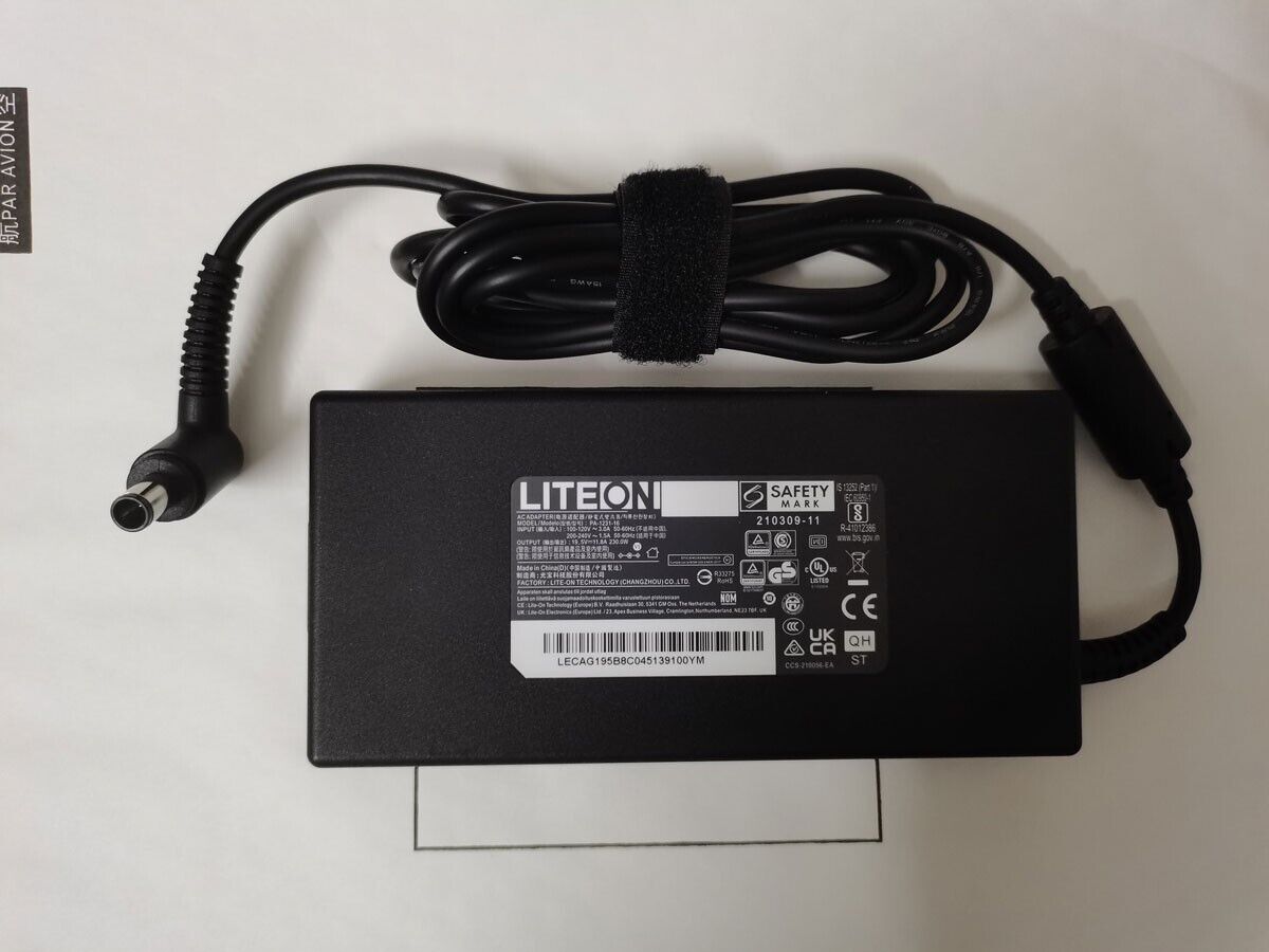 *Brand NEW*OEM LITEON 19.5V 11.8A PA-1231-16 For MSI/Clevo Laptop 7.4*5.0mm 230W AC Adapter