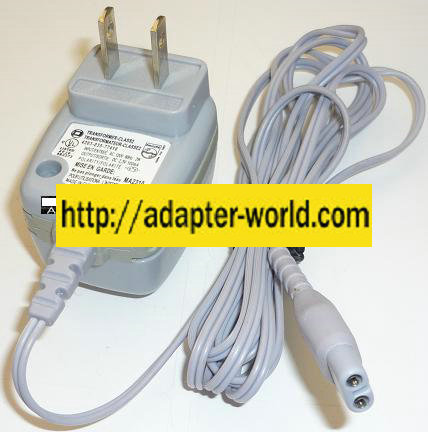 NEW PHILIPS 4203-035-77410 MA2310 AC ADAPTER 2.3VDC 100mA USED SHAVER CLASS 2 POWER SUPPLY