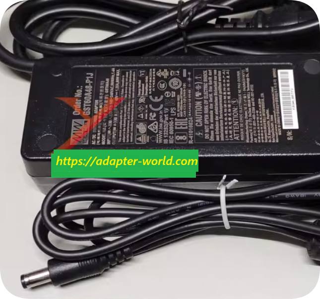 *Brand NEW*MW Mean Well 48V 1.25A power adapter GST60A48A charging cable POE power supply transformer 60W