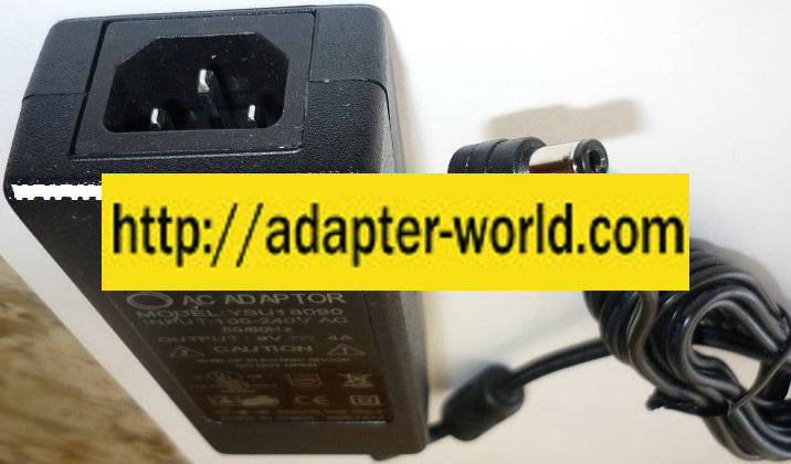 *NEW* REPLACEMENT 9VDC 4A USED -(+) 2.5x5.5x9mm 90° ROUND BARREL ITE YSU18090 AC ADAPTER POWER SUPPLY