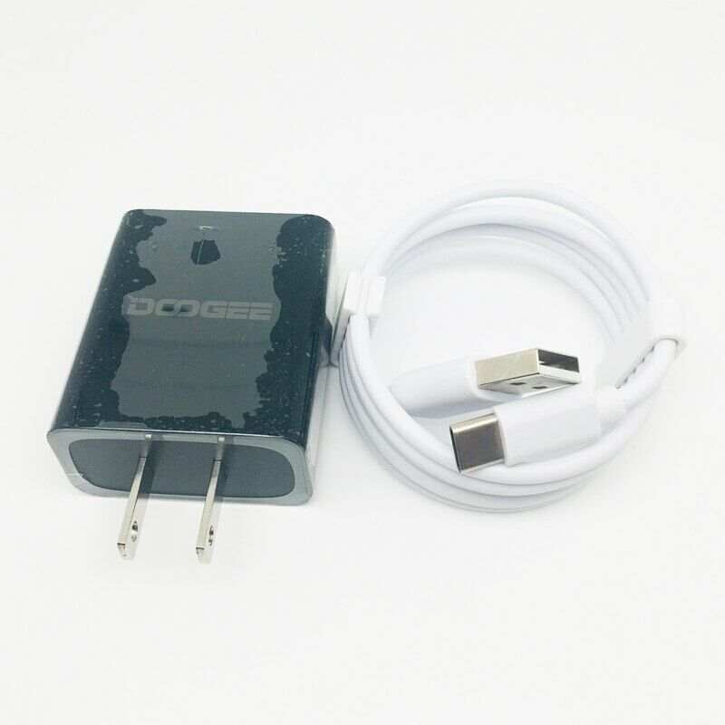 *Brand NEW*Original US Plug Fast Charger For Doogee S96 Pro,S59 Power Adapter+ USB Cable