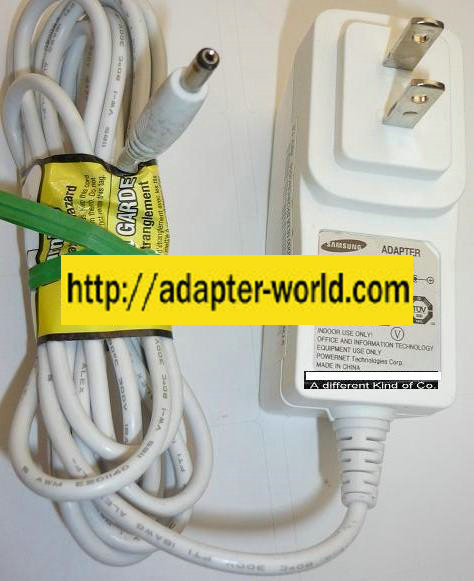 NEW SAMSUNG 5VDC 2.2A USED -(+) 1x4x8mm ROUND BARREL CLASS 2 APN-1105ABWW AC ADAPTER POWER SUPPLY